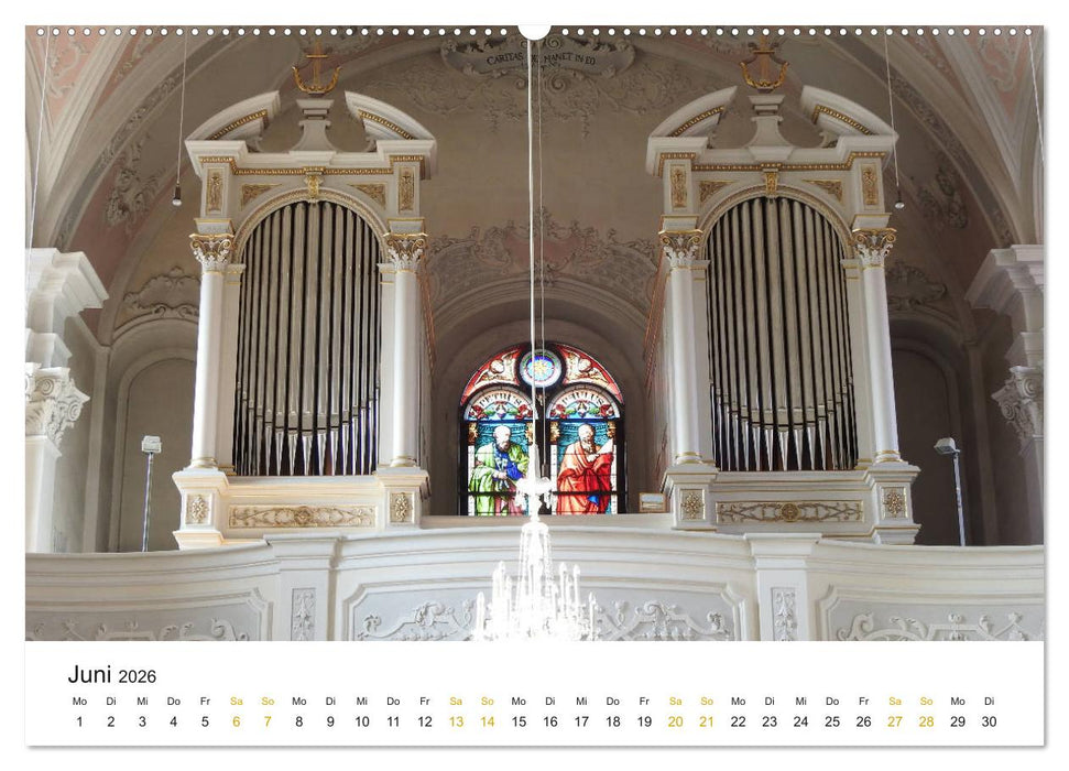 Fantastische Welt der Orgeln (CALVENDO Premium Wandkalender 2026)