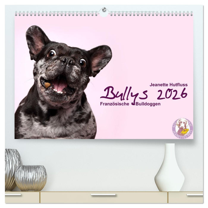 Bullys - Französische Bulldoggen 2026 (CALVENDO Premium Wandkalender 2026)