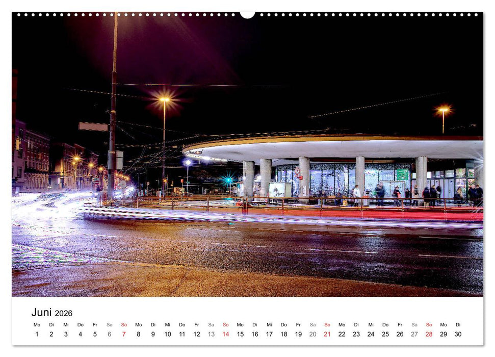 Wien nach Sonnenuntergang (CALVENDO Premium Wandkalender 2026)