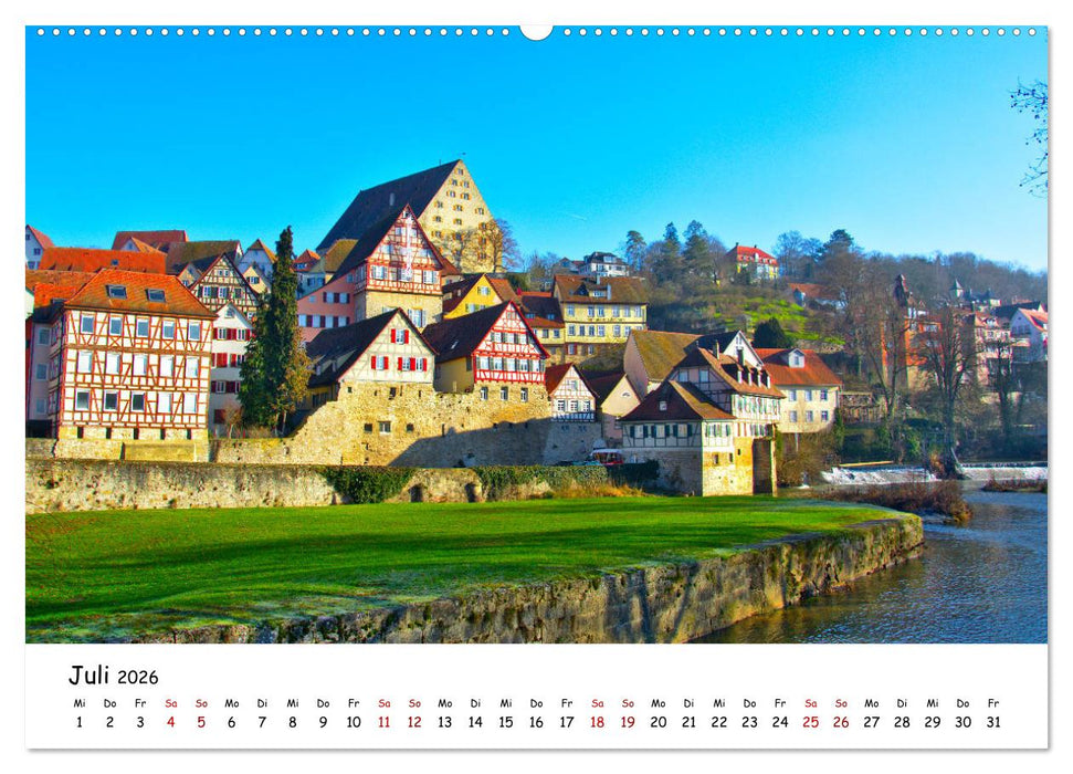 Hohenlohe - Zwischen Stadt und Land (CALVENDO Premium Wandkalender 2026)