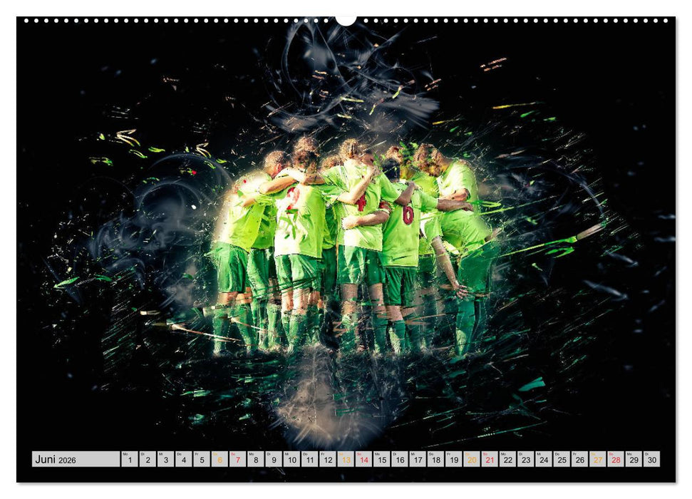 Fußball - extrem (CALVENDO Premium Wandkalender 2026)