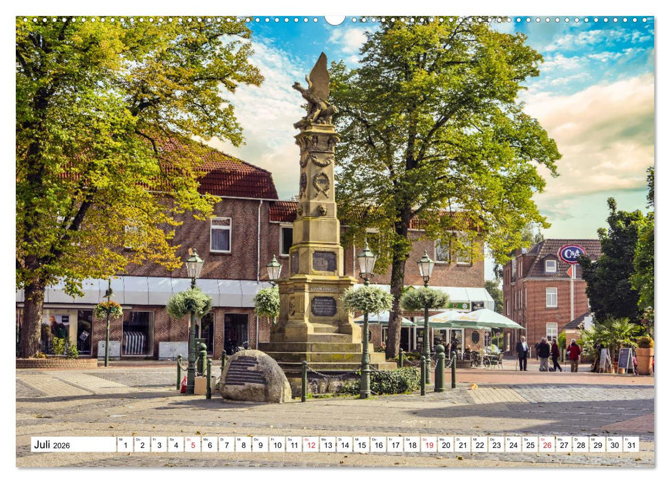 Leer - Perle Ostfrieslands (CALVENDO Premium Wandkalender 2026)