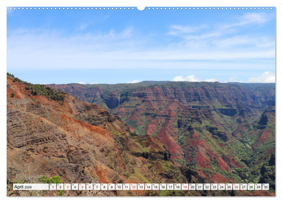 Hawaii the Aloha State (CALVENDO Premium Wandkalender 2026)