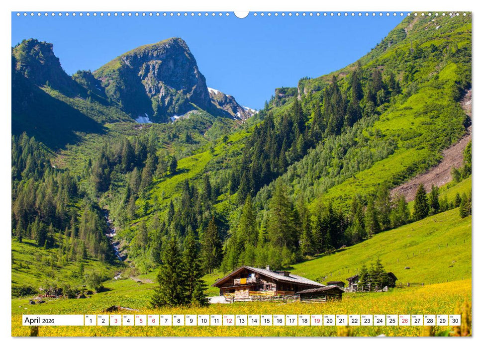 Großarl & Hüttschlag (CALVENDO Premium Wandkalender 2026)