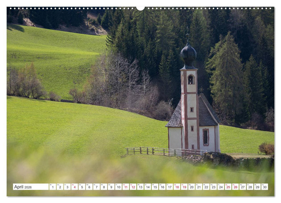 Zauberhaftes Südtirol (CALVENDO Premium Wandkalender 2026)