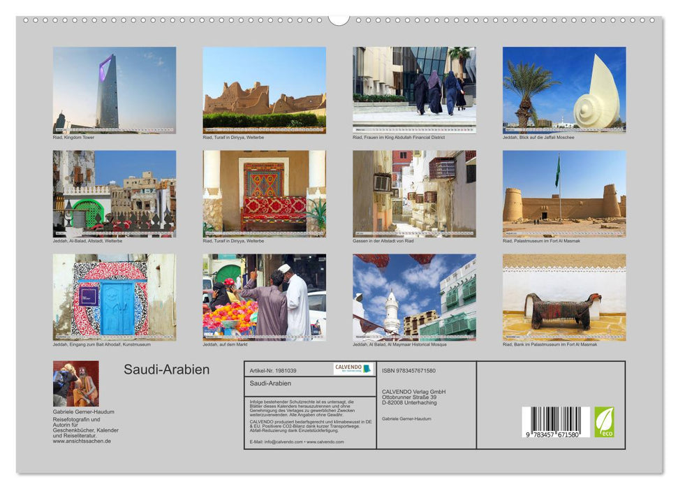 Saudi-Arabien (CALVENDO Premium Wandkalender 2026)
