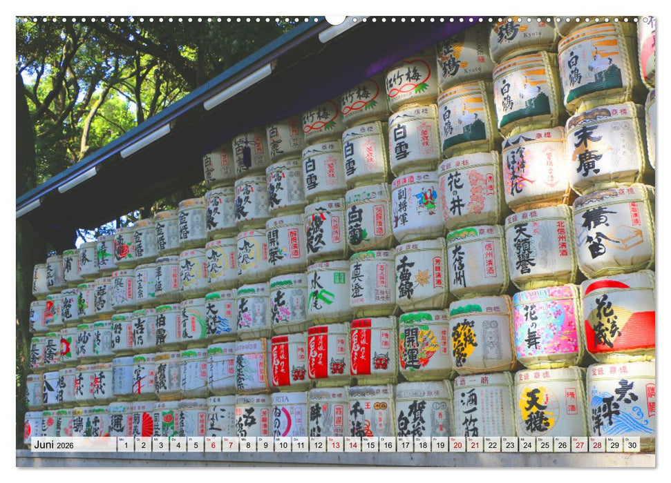 Japan das Land der aufgehenden Sonne (CALVENDO Wandkalender 2026)