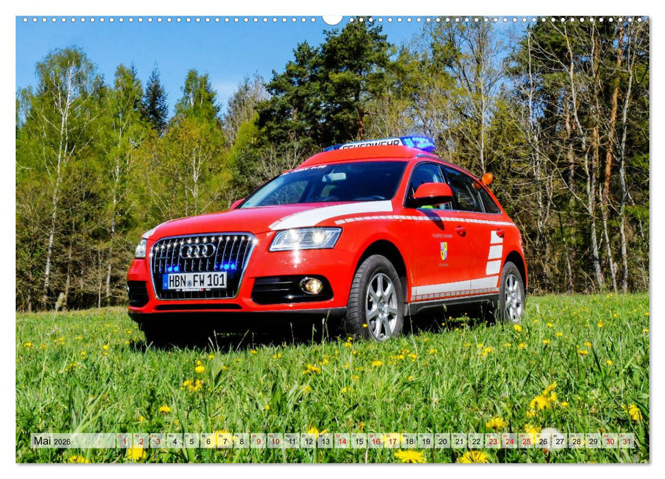 Feuerwehrfahrzeuge (CALVENDO Premium Wandkalender 2026)