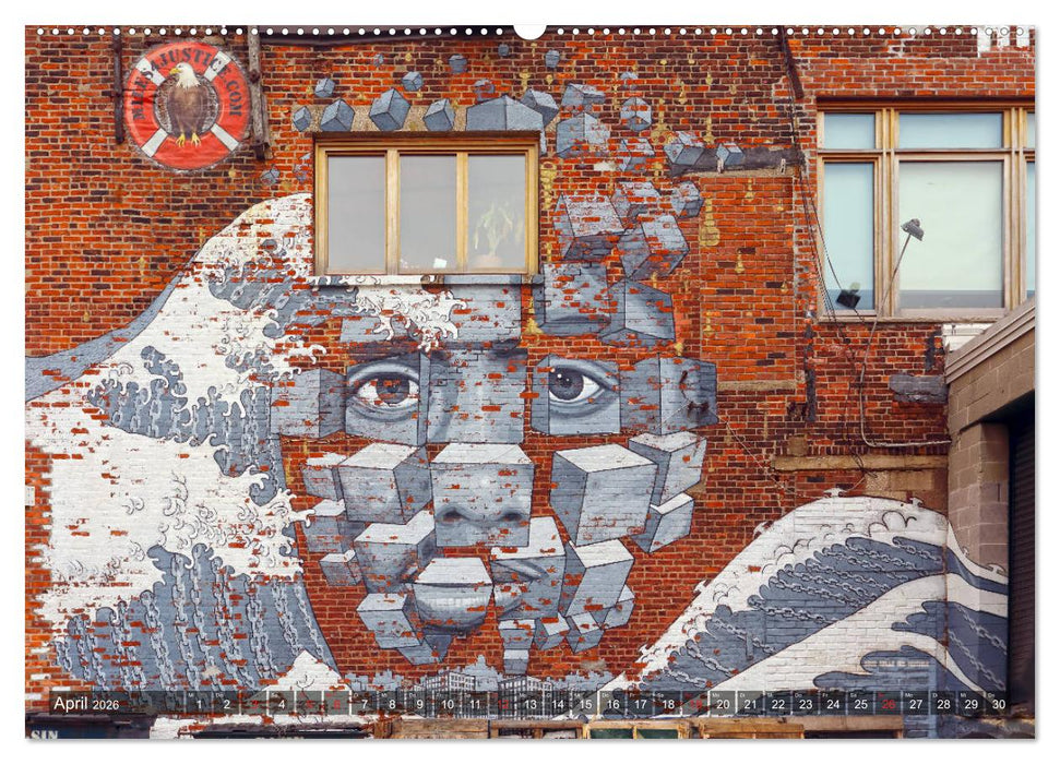 Straßenkunst in New York - Graffiti und Murals (CALVENDO Premium Wandkalender 2026)