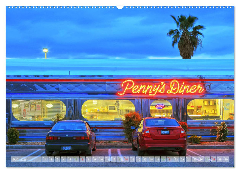 American Diner - es gibt sie noch (CALVENDO Premium Wandkalender 2026)