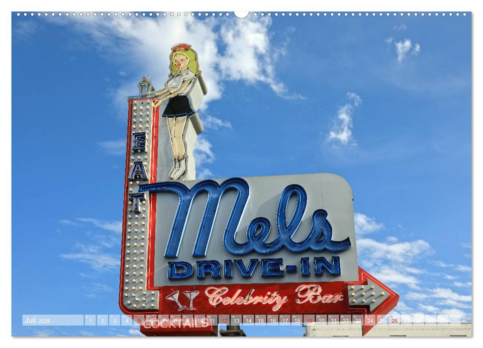 American Diner - es gibt sie noch (CALVENDO Premium Wandkalender 2026)