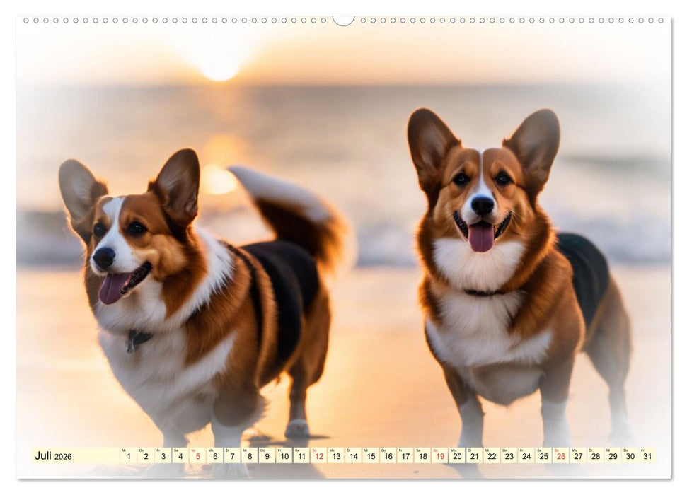 Rasseportraits - Hunde (CALVENDO Premium Wandkalender 2026)