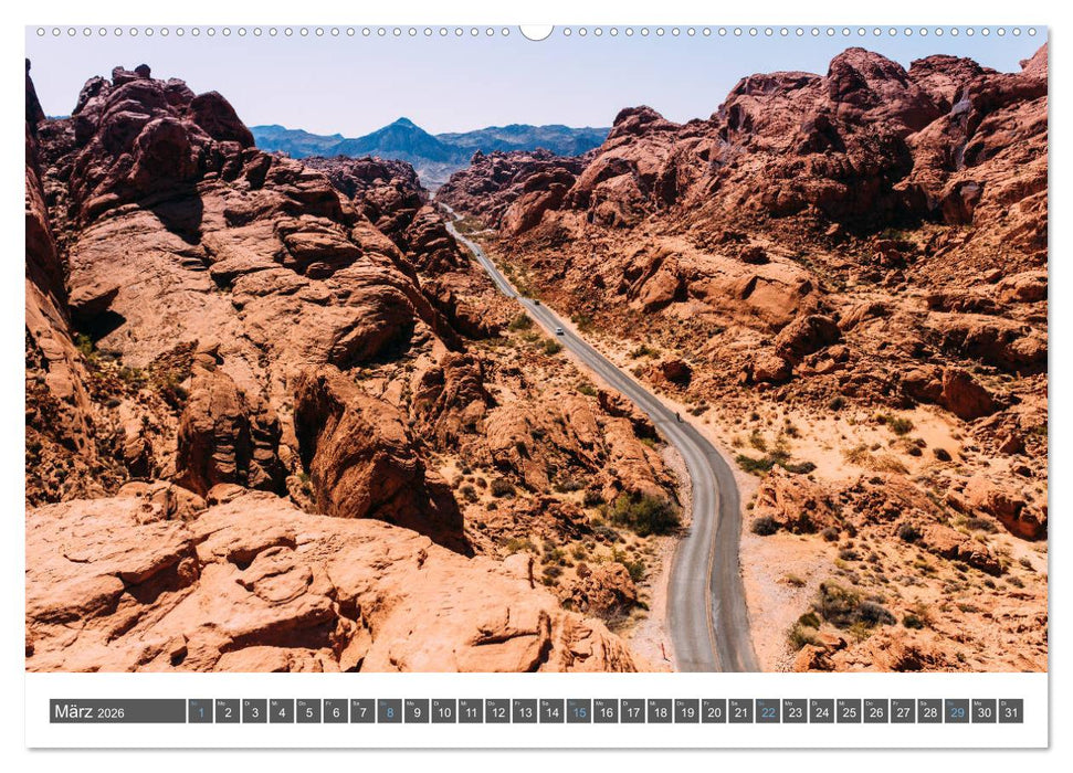 Der Westen der USA (CALVENDO Premium Wandkalender 2026)