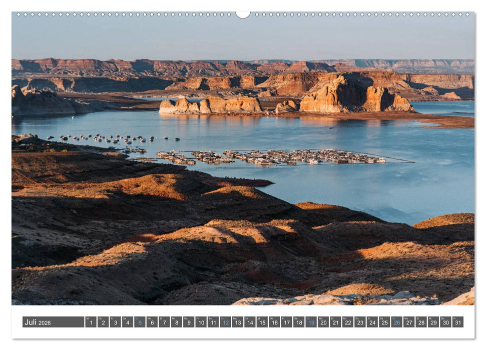 Der Westen der USA (CALVENDO Premium Wandkalender 2026)