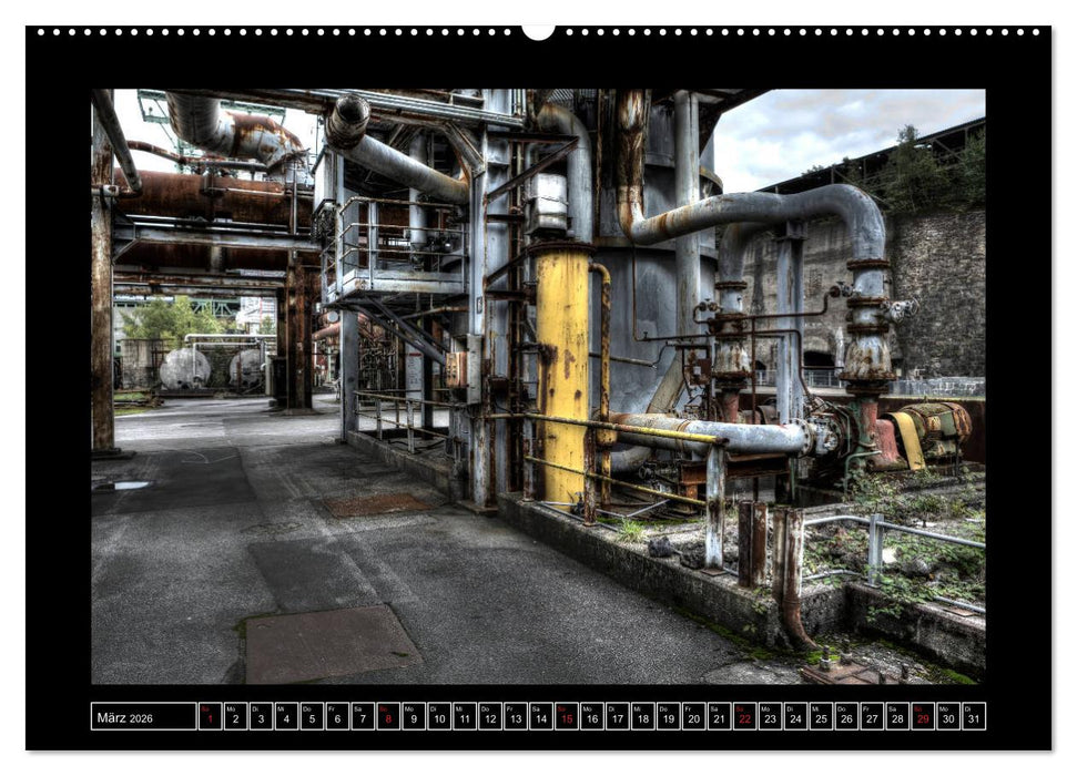 Rost - Quer durch's Ruhrgebiet (CALVENDO Premium Wandkalender 2026)