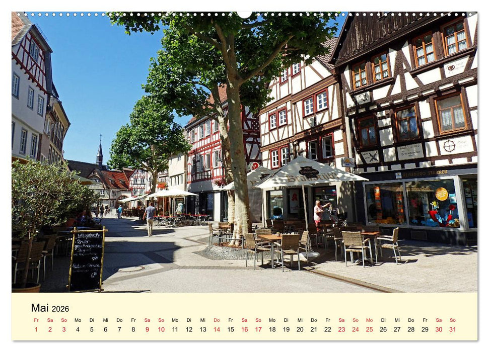 Willkommen in Bensheim an der Bergstraße (CALVENDO Premium Wandkalender 2026)