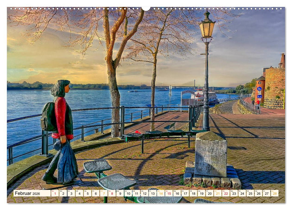 Reise durch Deutschland - Rees am Niederrhein (CALVENDO Premium Wandkalender 2026)