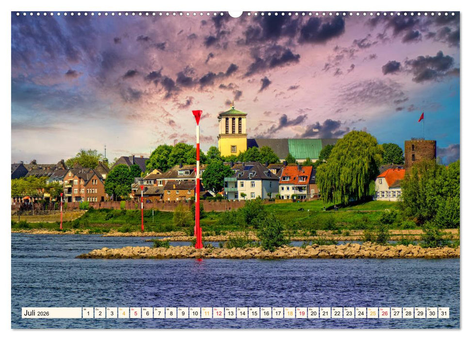 Reise durch Deutschland - Rees am Niederrhein (CALVENDO Premium Wandkalender 2026)