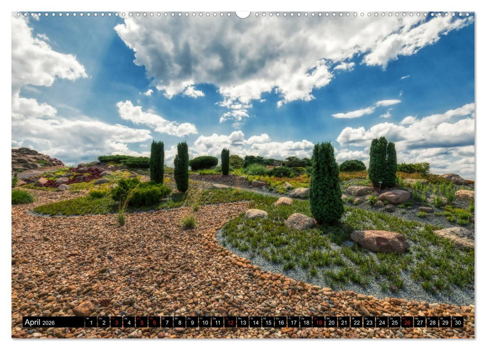 Der Findlingspark in der Lausitz (CALVENDO Premium Wandkalender 2026)