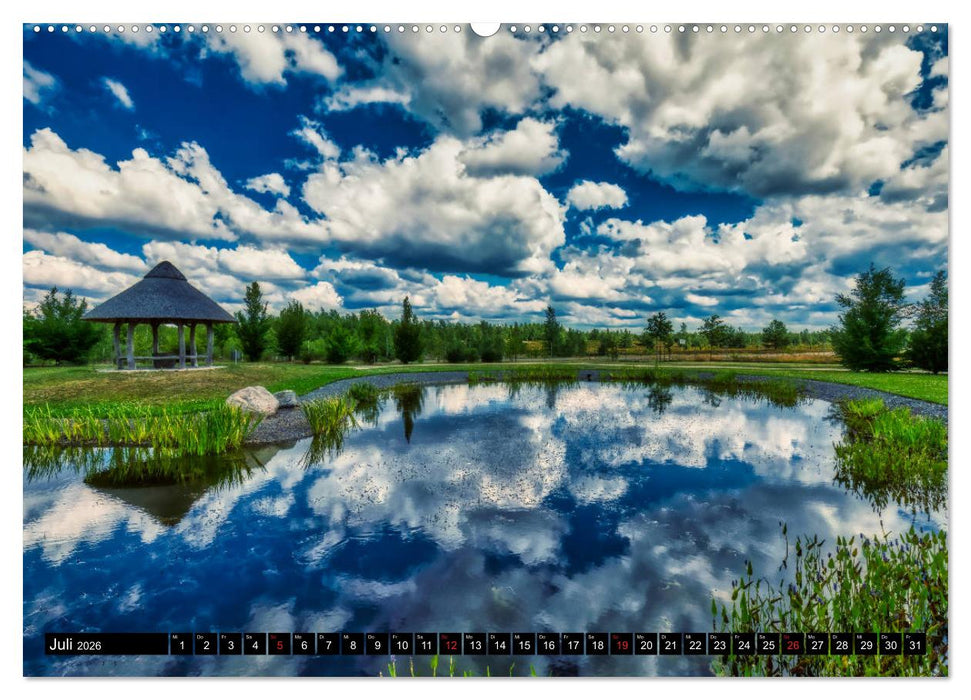 Der Findlingspark in der Lausitz (CALVENDO Premium Wandkalender 2026)