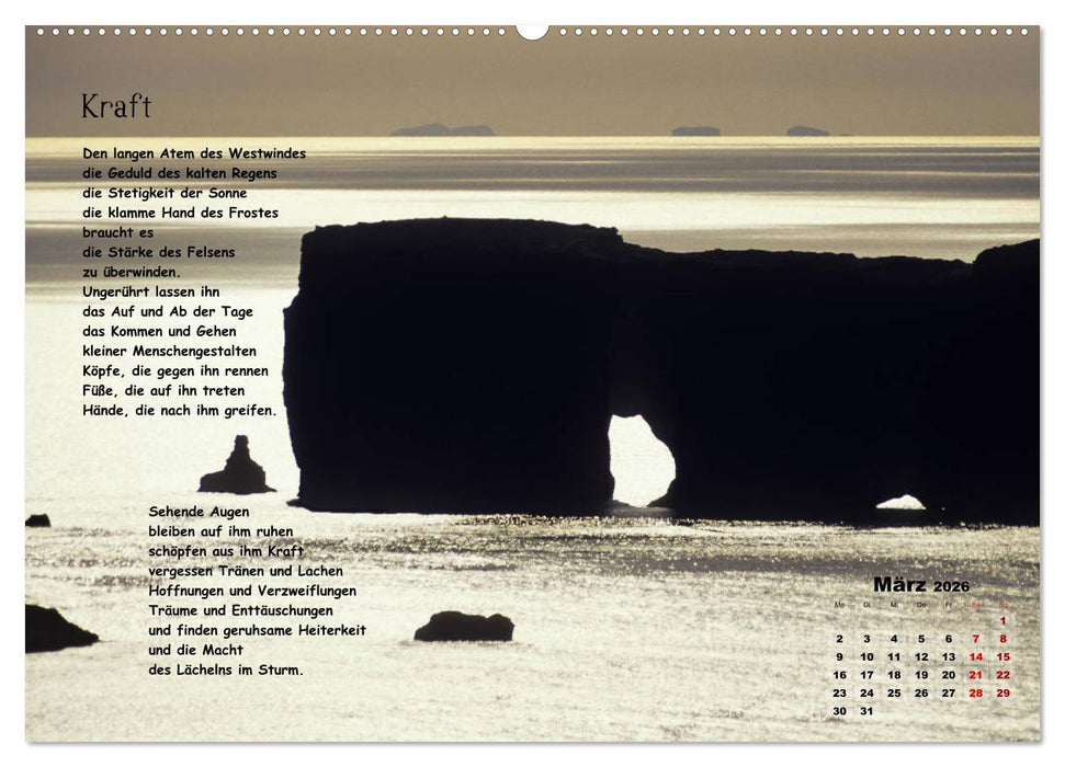 Lichtblicke für Auge und Seele - Der Kalender (CALVENDO Premium Wandkalender 2026)