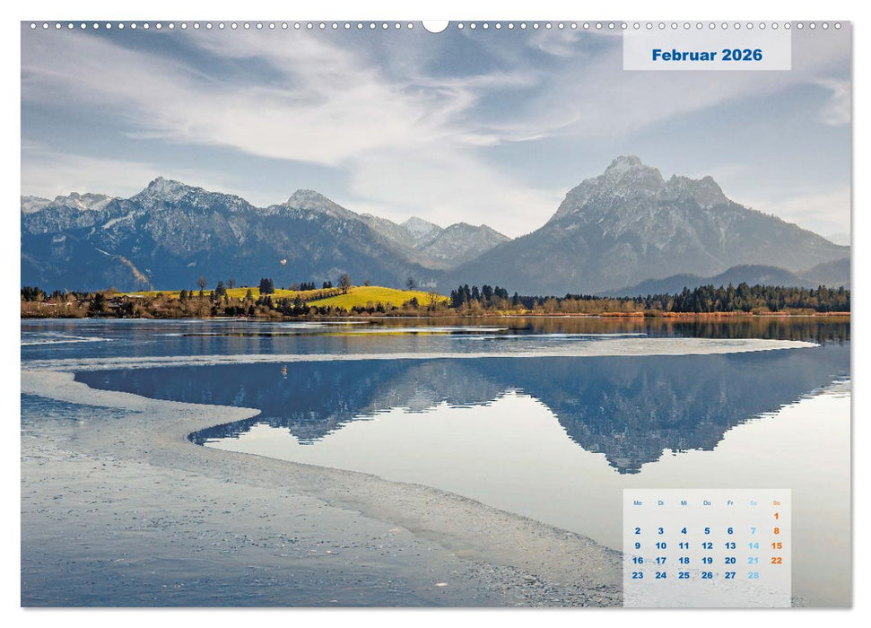 ALLGÄU, im Wandel der Jahreszeiten. (CALVENDO Premium Wandkalender 2026)