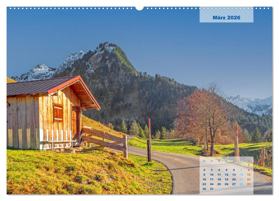 ALLGÄU, im Wandel der Jahreszeiten. (CALVENDO Premium Wandkalender 2026)