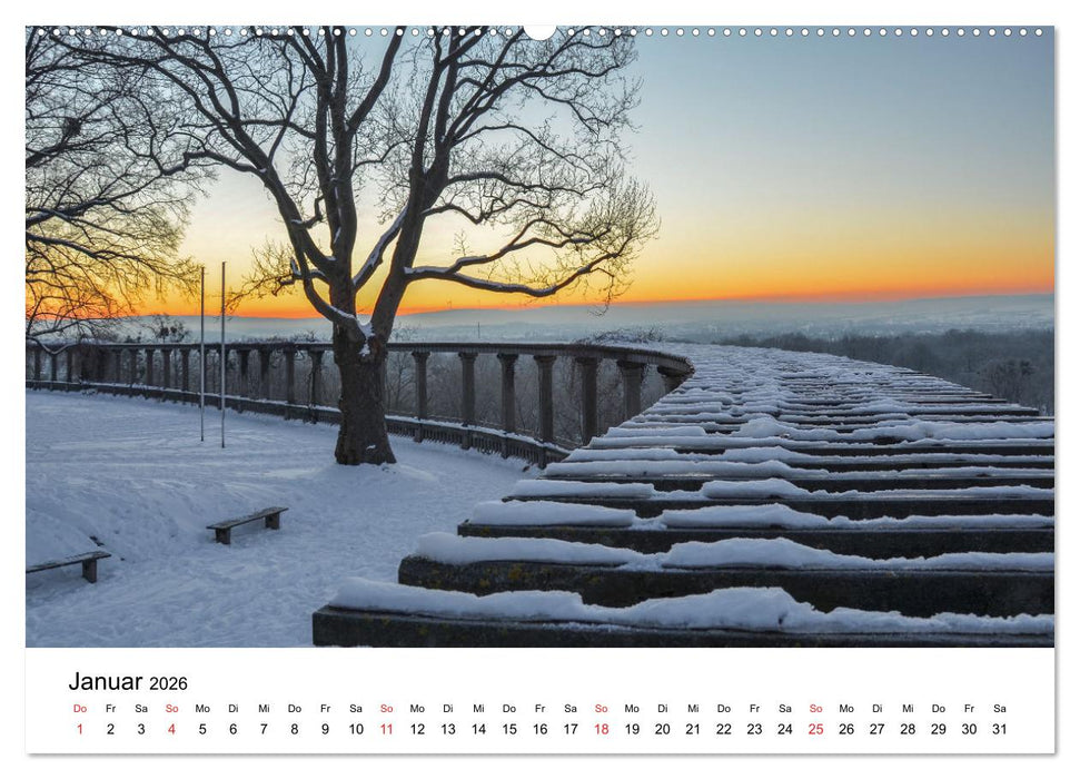 Kassel - Morgenlicht (CALVENDO Premium Wandkalender 2026)