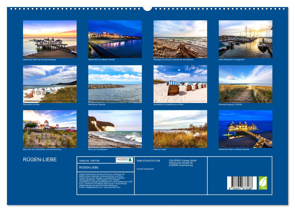 RÜGEN-LIEBE (CALVENDO Premium Wandkalender 2026)