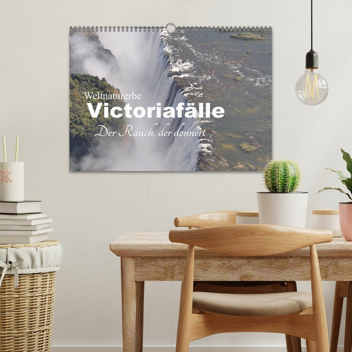Weltnaturerbe Victoriafälle - Der Rauch, der donnert (CALVENDO Wandkalender 2026)