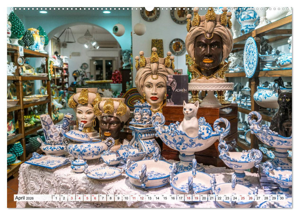 Sizilien - Taormina (CALVENDO Premium Wandkalender 2026)