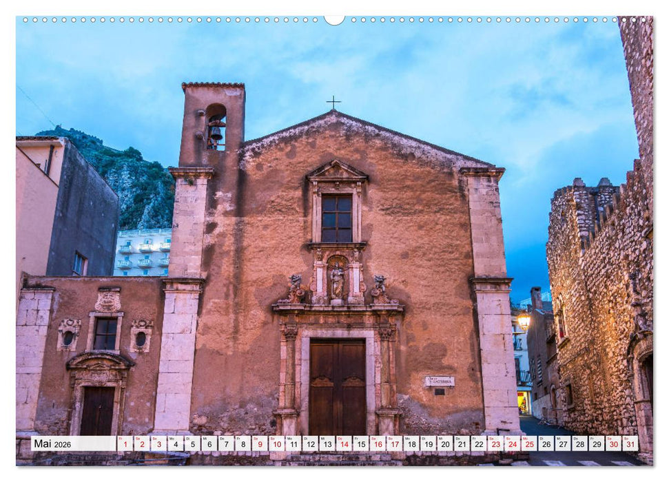 Sizilien - Taormina (CALVENDO Premium Wandkalender 2026)