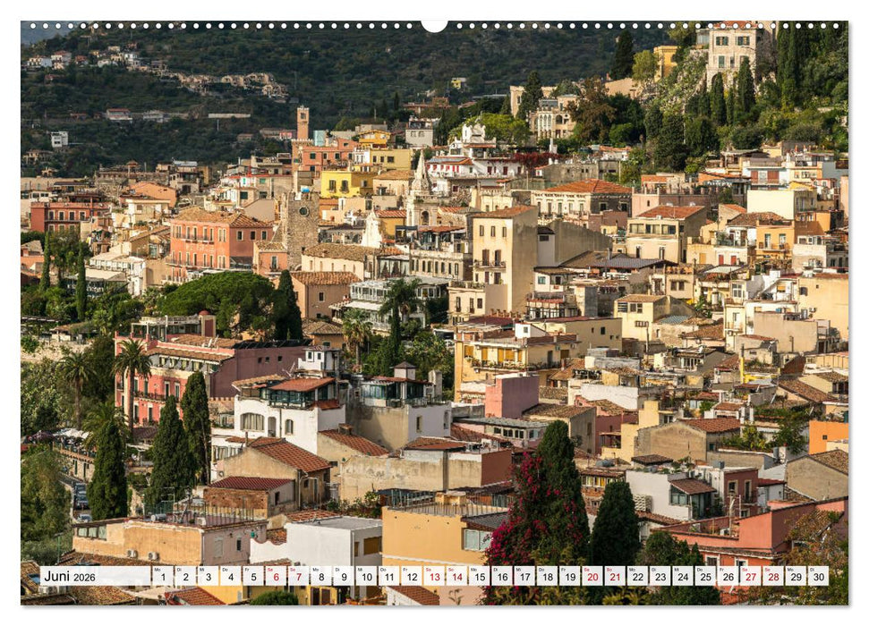 Sizilien - Taormina (CALVENDO Premium Wandkalender 2026)