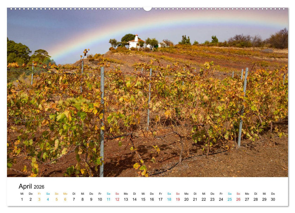 La Palma - La Isla Bonita, die Schönste der Kanaren (CALVENDO Premium Wandkalender 2026)
