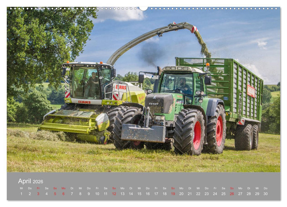 Landtechnik im Einsatz (CALVENDO Premium Wandkalender 2026)