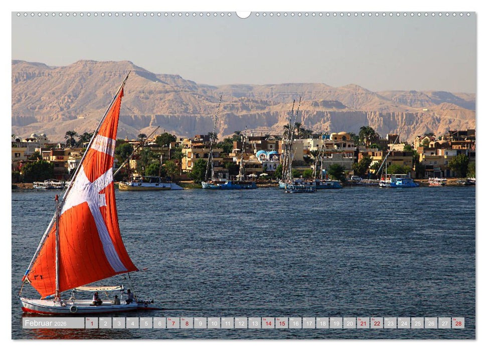 Leben am Nil - Kultur- und Landschaftsimpressionen (CALVENDO Premium Wandkalender 2026)