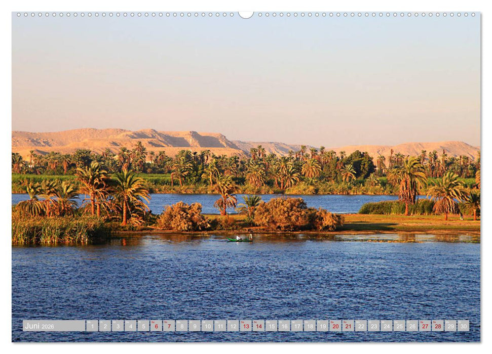 Leben am Nil - Kultur- und Landschaftsimpressionen (CALVENDO Premium Wandkalender 2026)