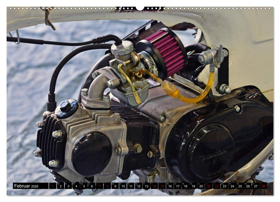 Bonsai Mopeds (CALVENDO Wandkalender 2026)