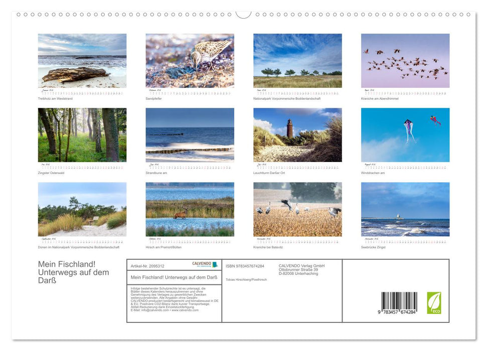 Mein Fischland! Unterwegs auf dem Darß (CALVENDO Premium Wandkalender 2026)