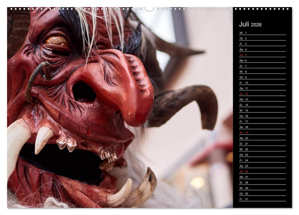 Krampus Kalender 2026 (CALVENDO Premium Wandkalender 2026)