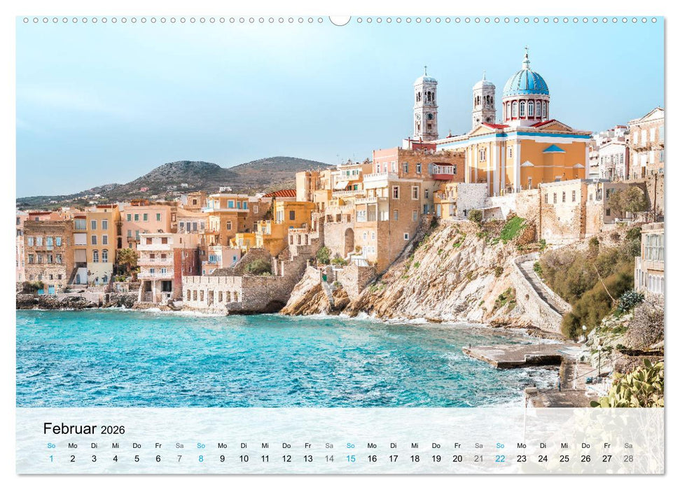 Griechenland - Inselparadies in Europa (CALVENDO Premium Wandkalender 2026)