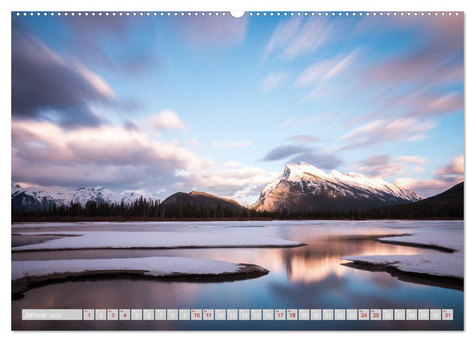 Die kanadischen Rockies (CALVENDO Premium Wandkalender 2026)
