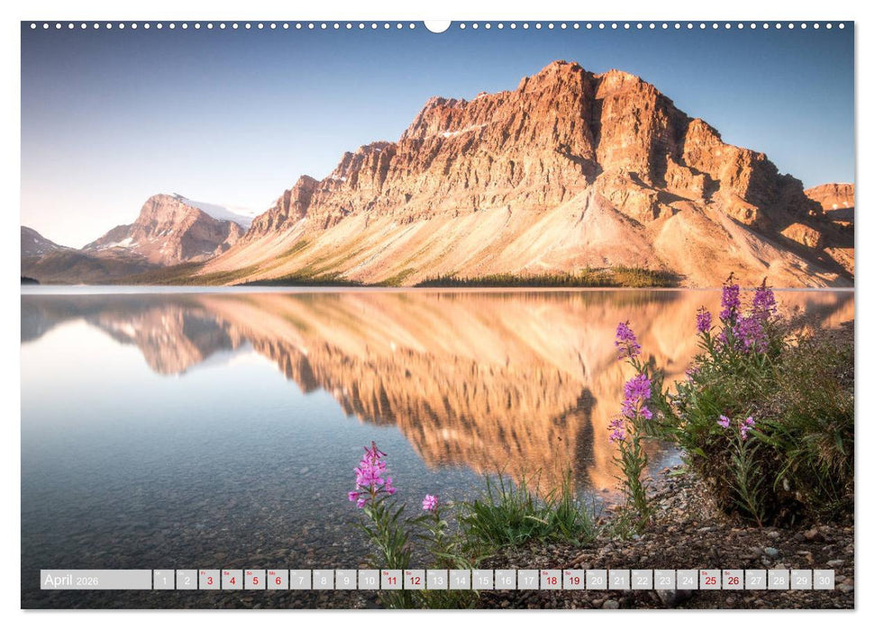 Die kanadischen Rockies (CALVENDO Premium Wandkalender 2026)