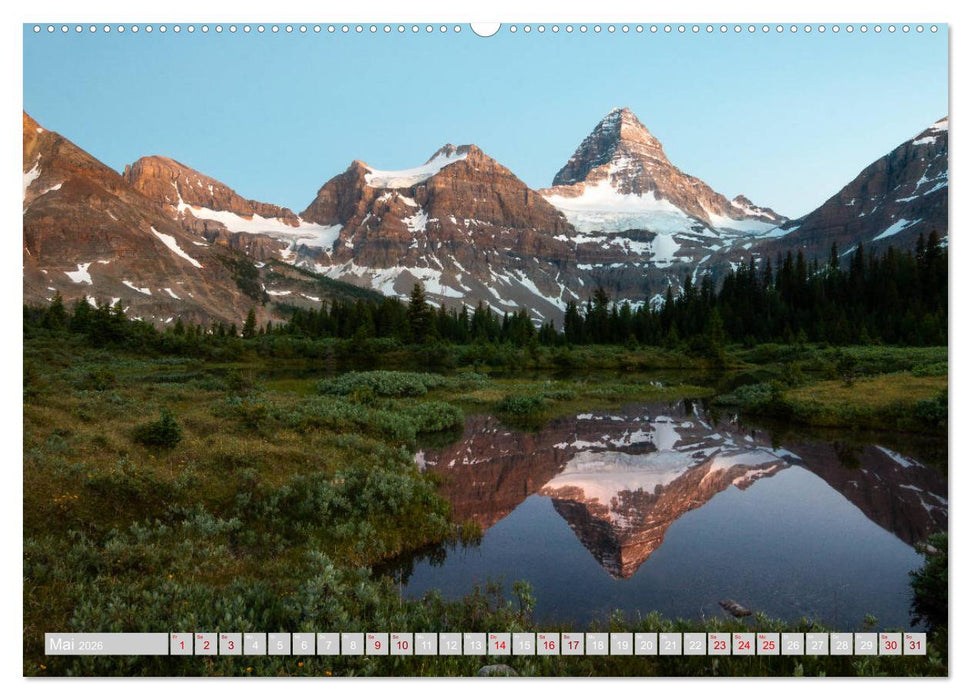 Die kanadischen Rockies (CALVENDO Premium Wandkalender 2026)