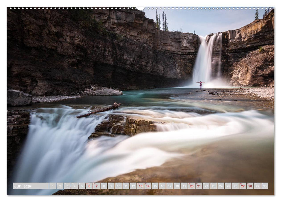 Die kanadischen Rockies (CALVENDO Premium Wandkalender 2026)