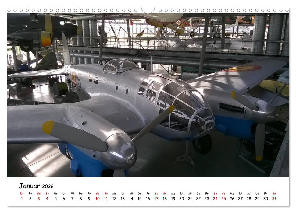 Flugwerft Schleißheim München (CALVENDO Wandkalender 2026)