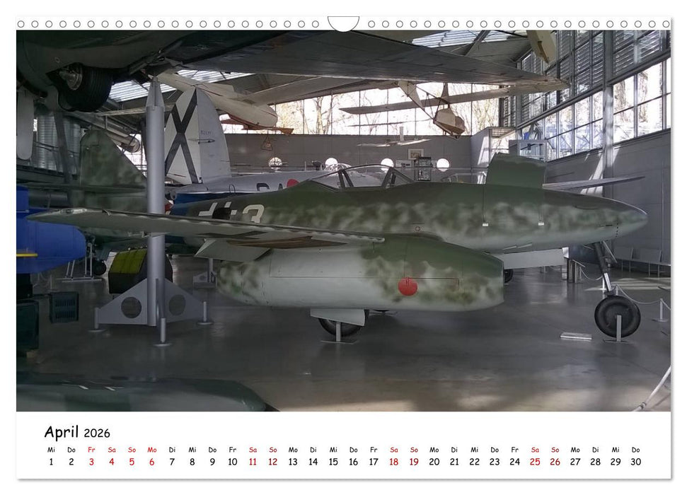 Flugwerft Schleißheim München (CALVENDO Wandkalender 2026)