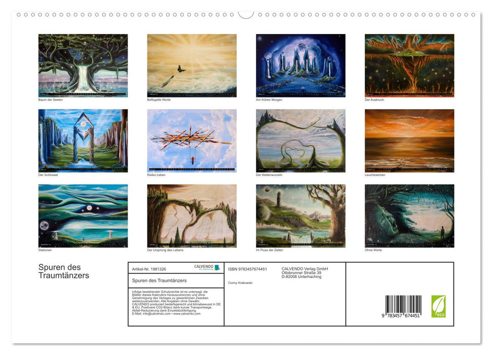 Spuren des Traumtänzers (CALVENDO Premium Wandkalender 2026)