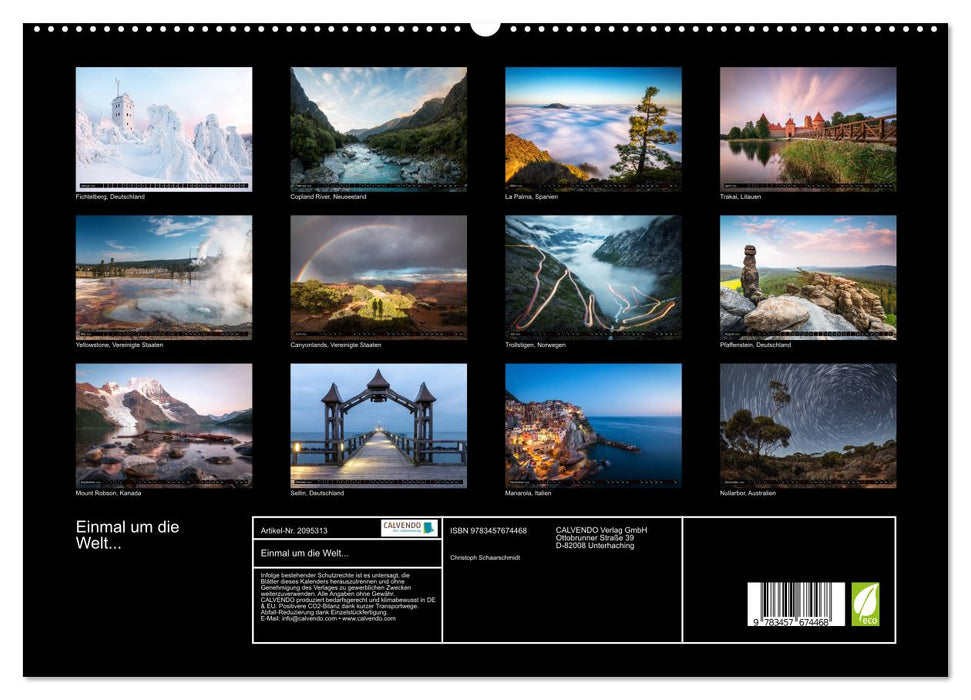 Einmal um die Welt... (CALVENDO Premium Wandkalender 2026)