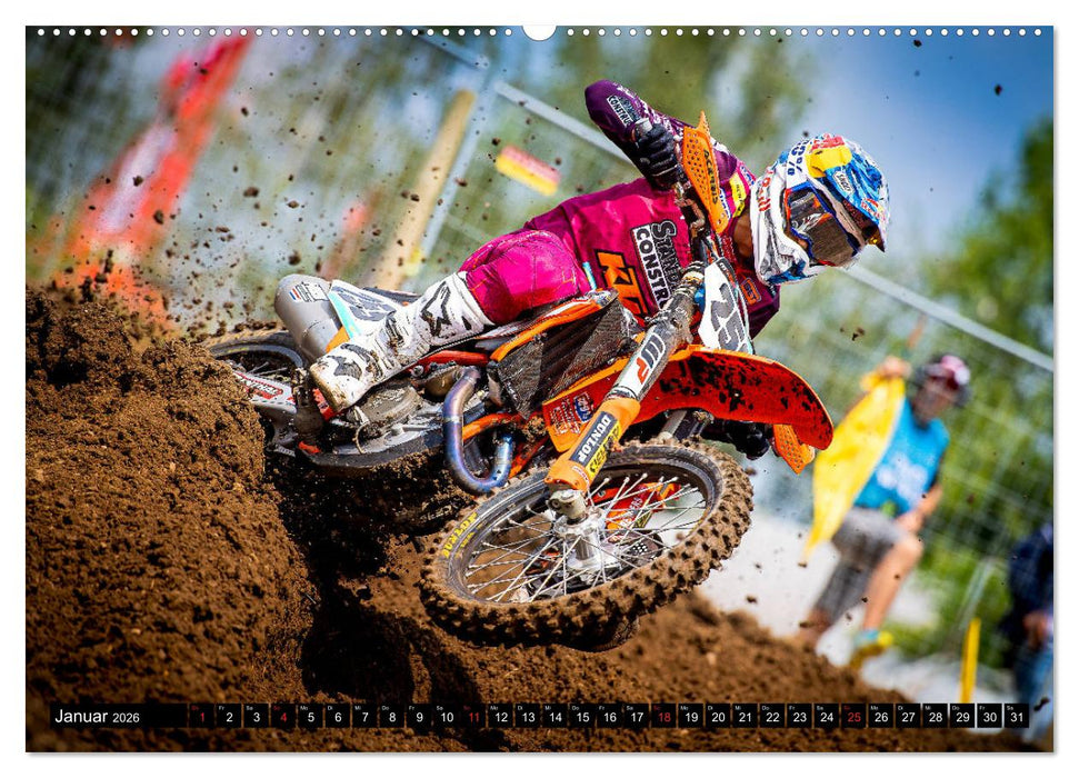Blickpunkte Motocross (CALVENDO Premium Wandkalender 2026)